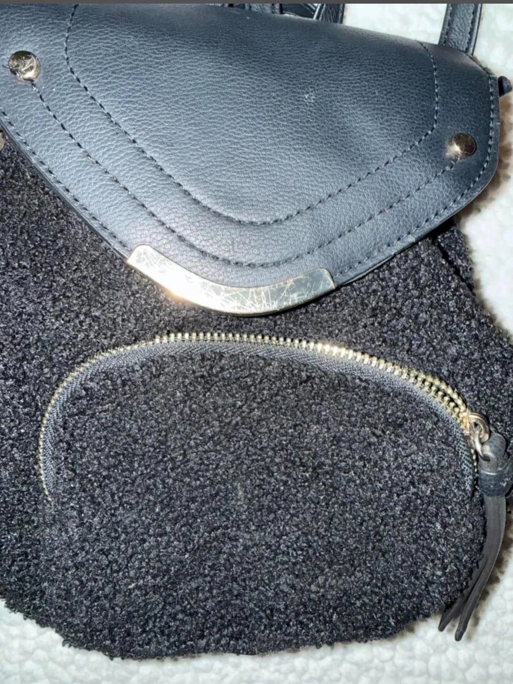 Primark fur mini backpack